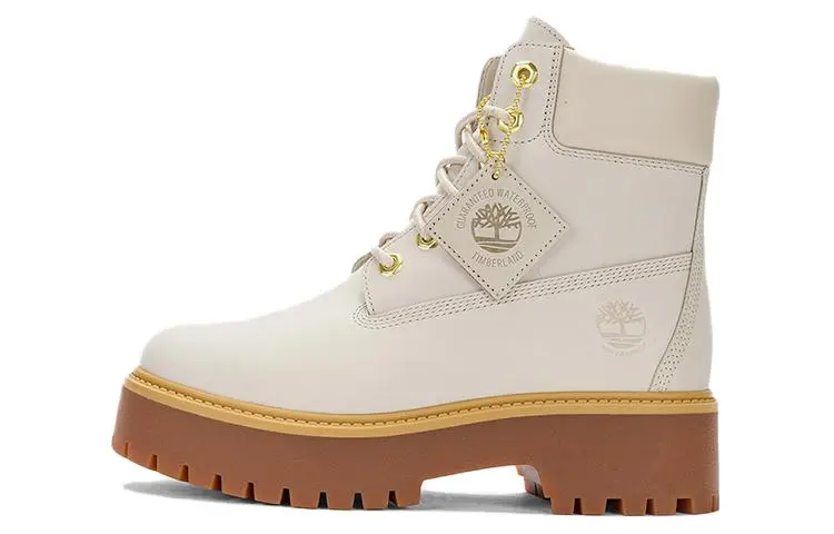 Timberland Stone Street 6 Inch Platform Waterproof Boot 'Light Taupe' Women's