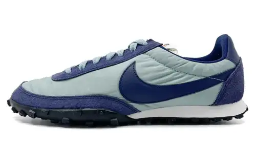 Nike Waffle Racer Abrasion Resistant Slip Resistant Low top Casual Shoes Men's Blue