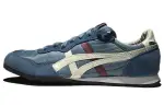 Onitsuka Tiger Serrano Cushioning Slip Resistant Abrasion Resistant Low top Casual Shoes Unisex Gray White Red