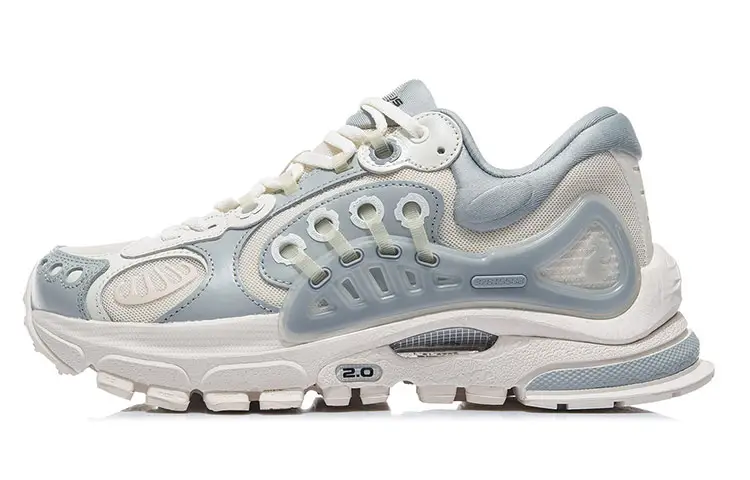 Li Ning Fabric Paris Fashion Week Runway Cushioning Slip Resistant Abrasion Resistant Breathable Low top Casual Shoes