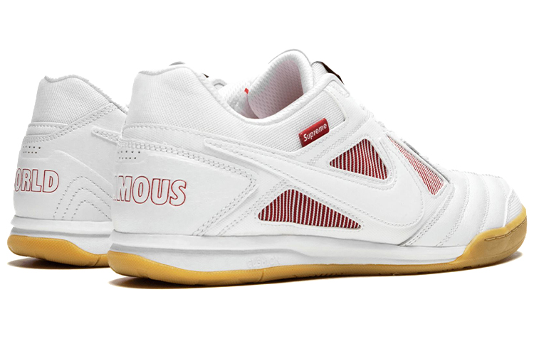 Кеды Nike × Supreme OG SB Gato White IC/IN (белые) — Белый — фото 4