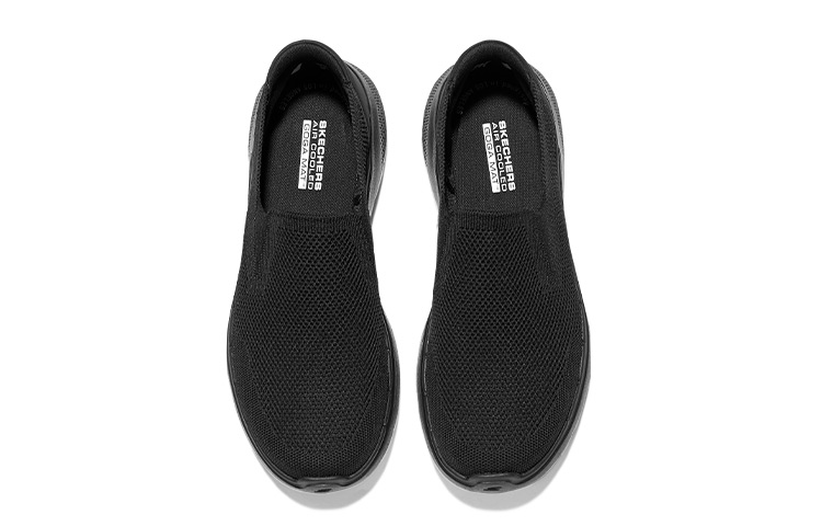 Skechers Go Walk 6 Fabric Breathable Lightweight Breathable And Lightweight Low top Casual Shoes Men’s Black