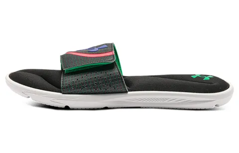 Under Armour Ignite 6 Graphic Strap Slide 'Black Cerise'