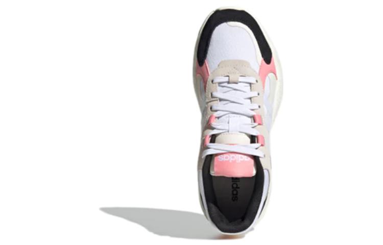 Женские кроссовки adidas neo Crazychaos Shadow (бело-бежевые) — фото 5