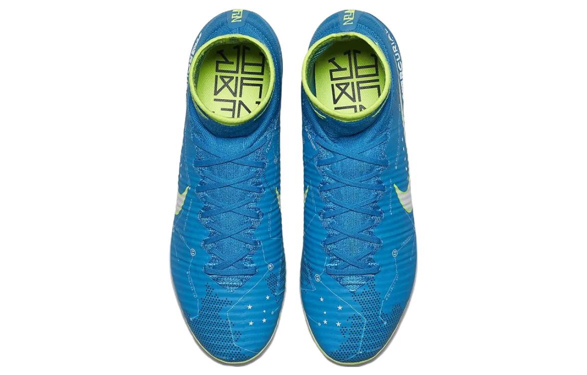 Мужские бутсы Nike Mercurial Superfly 5 NJR Ag-Pro AG (светло-синий) — фото 4