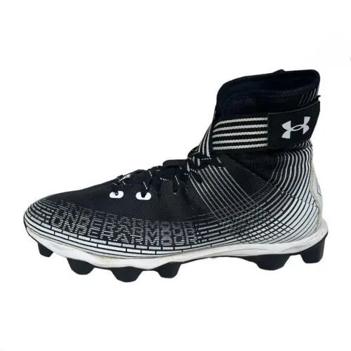 Under Armour HG Hard Ground Cushioning, Wear Resistant Soccer Shoes Men's Black