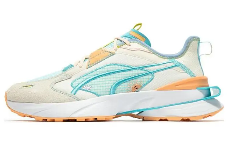 PUMA Pwrframe Low top Casual Shoes Unisex Orange Pink