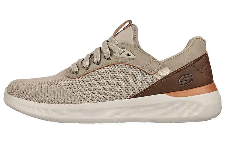 Skechers Lattimore Fabric Lightweight Low top Casual Shoes Men's Brown