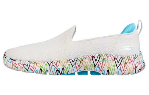Skechers Go Walk 6 Casual Shoes Women's Low Top White/Multicolor