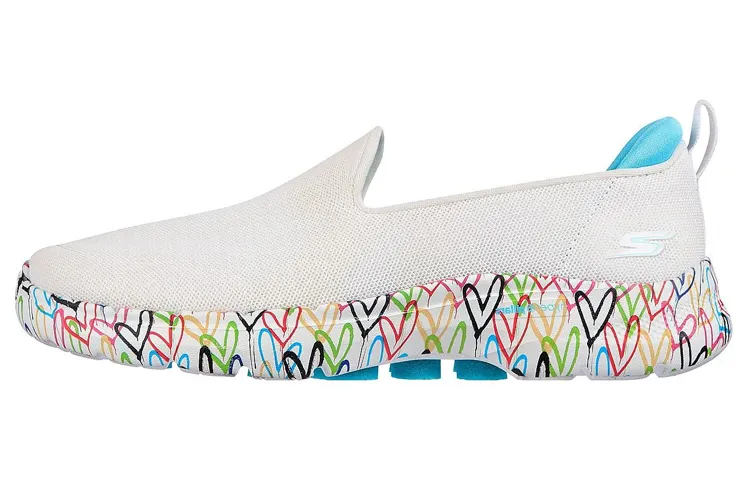 Skechers Go Walk 6 Casual Shoes Women's Low Top White/Multicolor