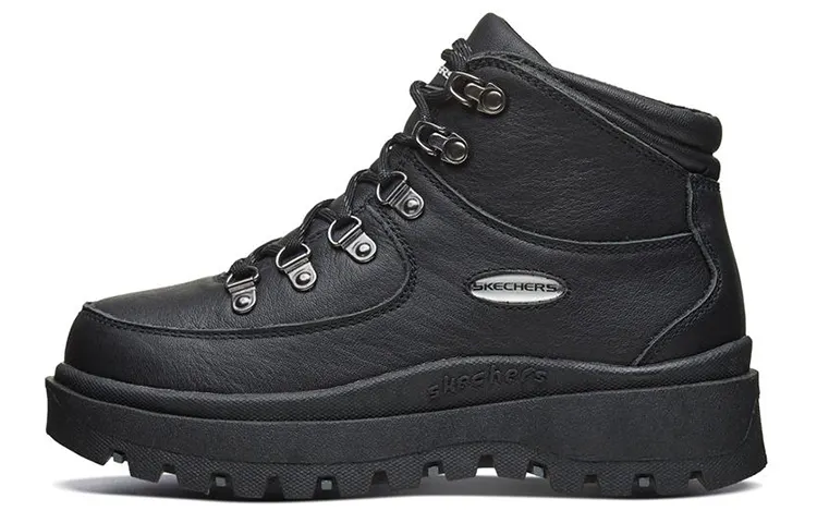 Skechers Combat Boots Women's Black