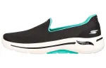 Skechers Go Walk Arch Fit Fabric Low top Casual Shoes Women's Black Blue