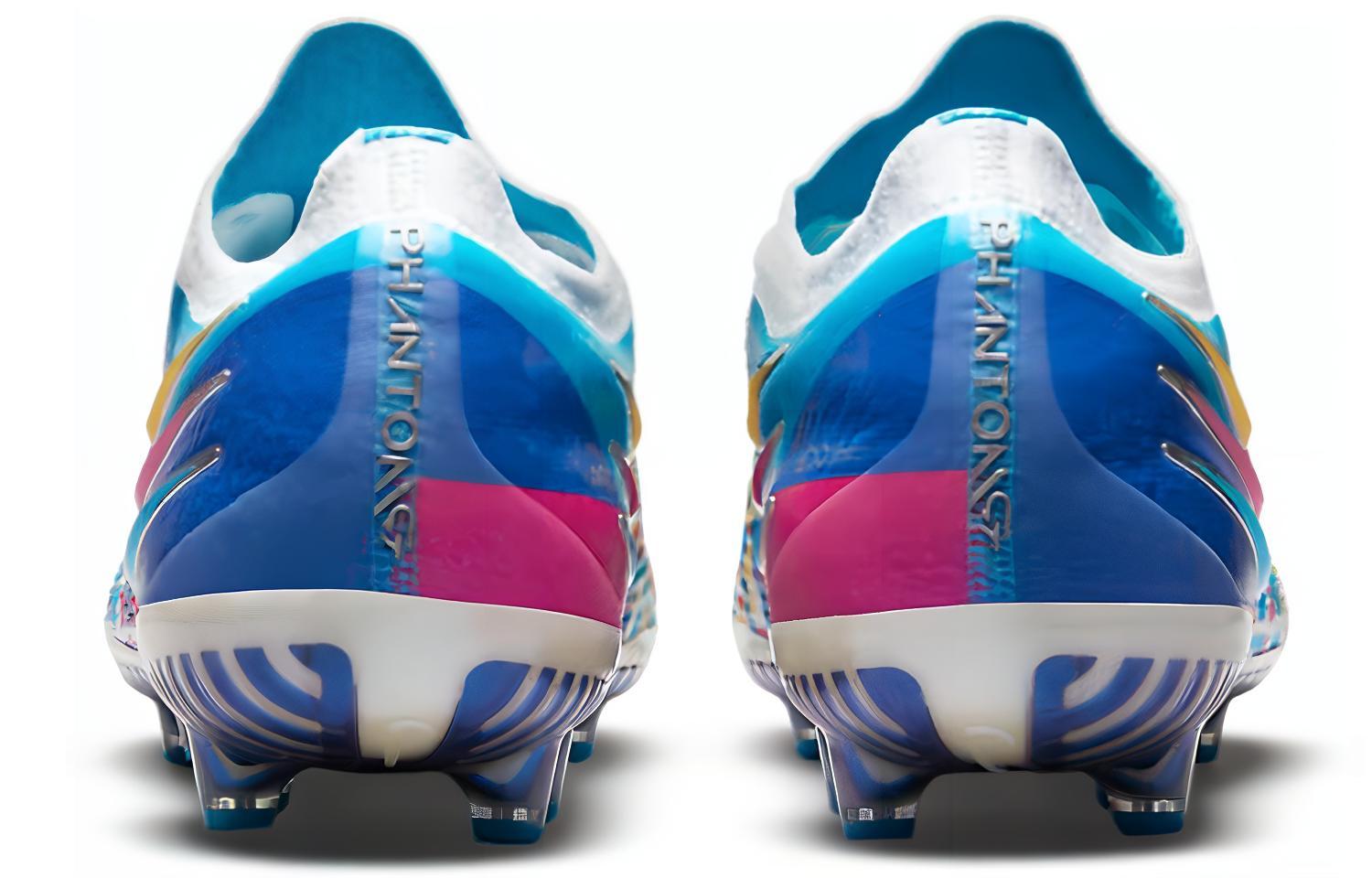 Бутсы Nike Phantom GT 3D AG-Pro (сине-розовые) — 花色 — фото 5