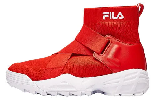 FILA Disruptor High top Athletic Shoes Women's Red