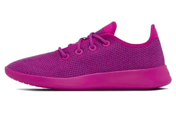 Allbirds Tree Runner Fabric Slip Resistant Abrasion Resistant Low top Sports Casual Shoes Women's Rosy Purple