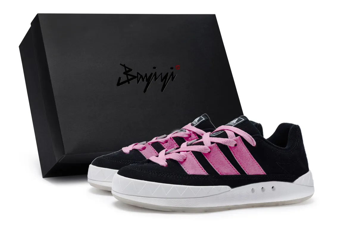Adidas Originals Adimatic 811 Manufacturing, Midnight Rose Red, Special Shoe Box Low top Casual Shoes Unisex