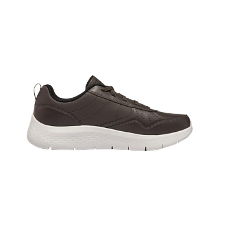 Skechers MEN’S GO WALK Cow Leather Comfortable Abrasion Resistant Low top Casual Shoes Men’s Brown