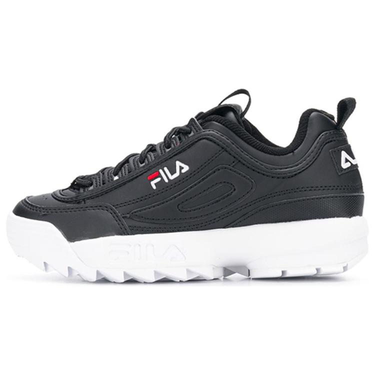 FILA Disruptor 2 Wear resistant And Lightweight Low top Casual Shoes Women's Black