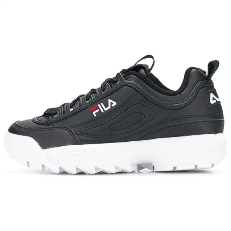 FILA Disruptor 2 Wear resistant And Lightweight Low top Casual Shoes Women's Black