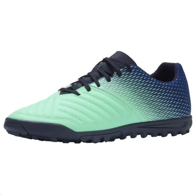 DECATHLON Agility 140 Comfortable TF Turf Slip Resistant Soccer Shoes Men’s Green