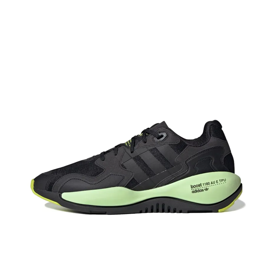 Zx Alkyne Adidas Originals 'Black Semi Solar Yellow'