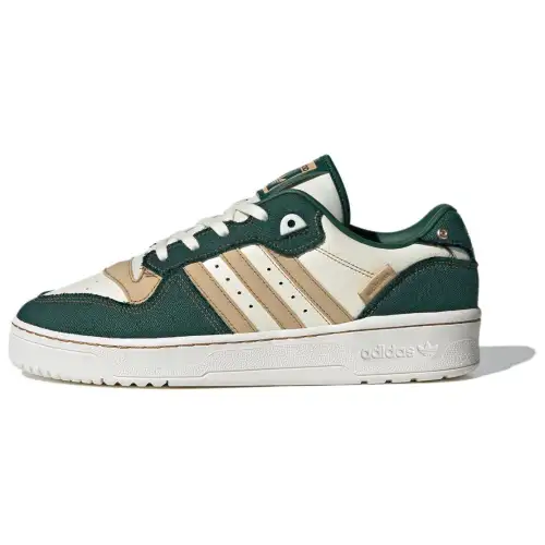 Adidas Originals Rivalry Slip Resistant Abrasion Resistant Low top Casual Shoes Unisex Green