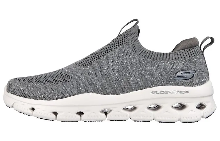 Skechers Glide Step Casual Shoes Men's Low Top Gray