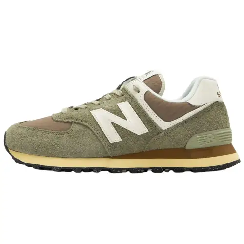 New Balance NB 574 Abrasion Resistant Low top Casual Shoes Women's Olive Green