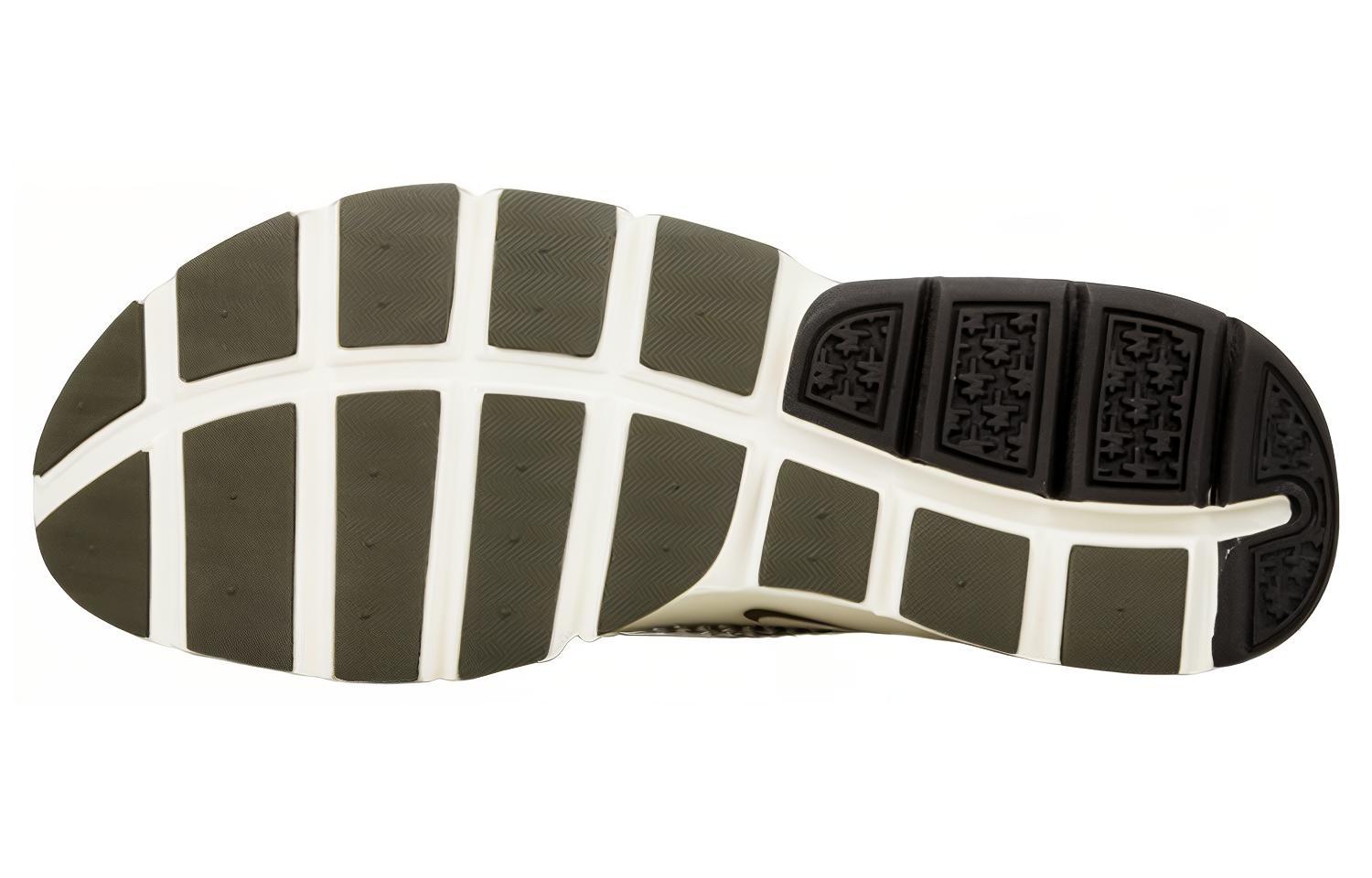 Мужские кроссовки Fragment Design x Nike Sock dart (коричневые) — фото 5