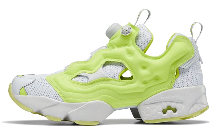 Reebok Instapump Fury Casual Shoes Unisex Low Top White/Green