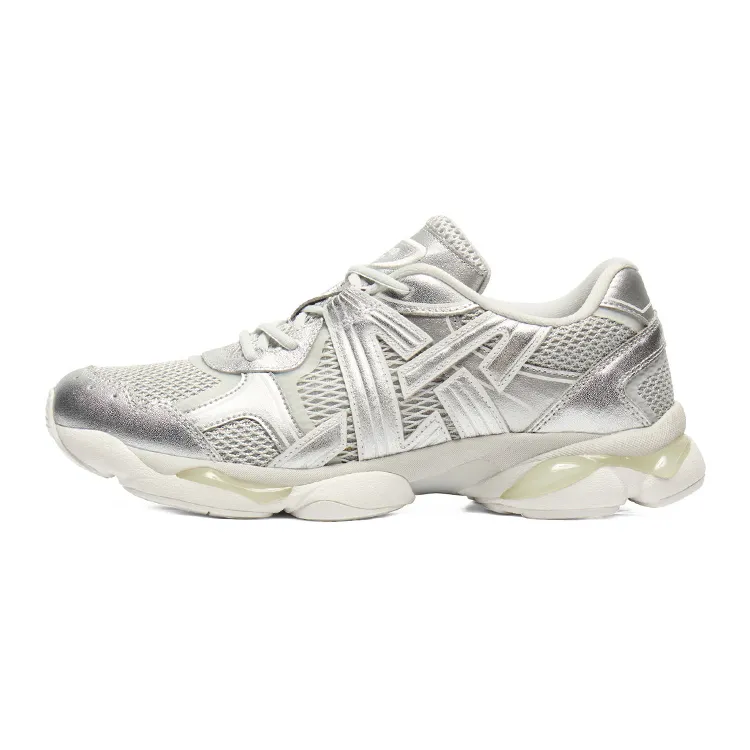 Onitsuka Tiger TIGRUN Artificial Leather, Leather Low top Casual Shoes Unisex Silver