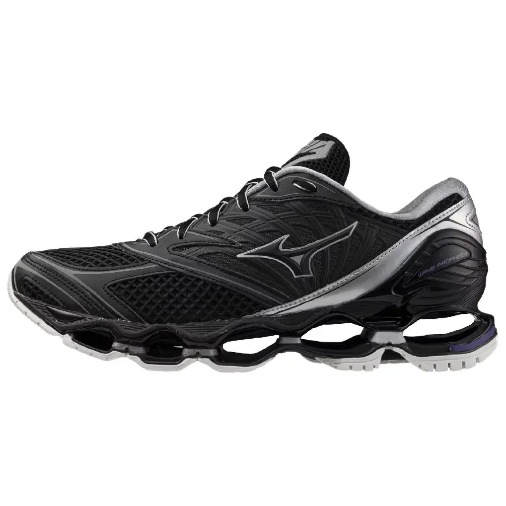 Mizuno Wave Prophecy LS Textile, Synthetic Leather Low top Casual Shoes Unisex Black