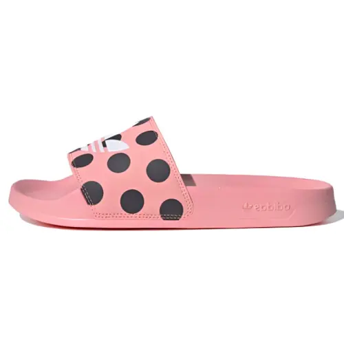 Adidas Wmns Adilette Lite Slides 'Trefoil Logo - Polka Dot Pink' Women's