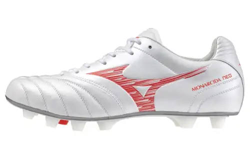 Mizuno Monarcida Neo 3 Artificial Turf Abrasion Resistant Soccer Shoes Men's White Pink