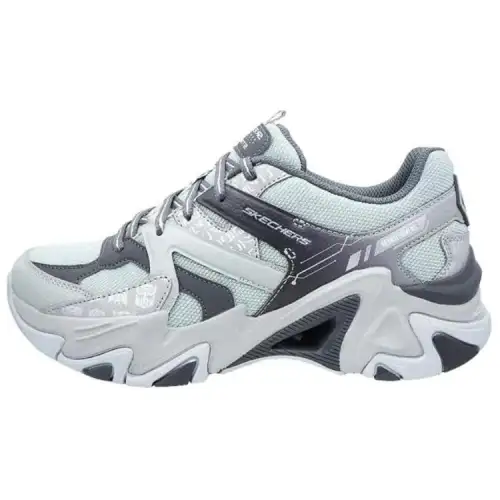 TRANSFORMERS x Skechers Stamina V3 Low top Casual Shoes Men's Gray Silver