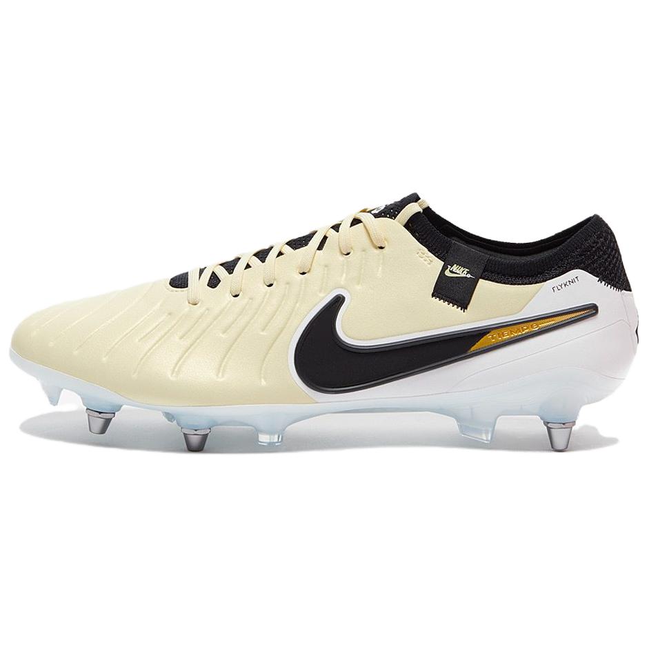 Мужские бутсы Nike Nike Tiempo Legend 10 (желто-черно-белые)