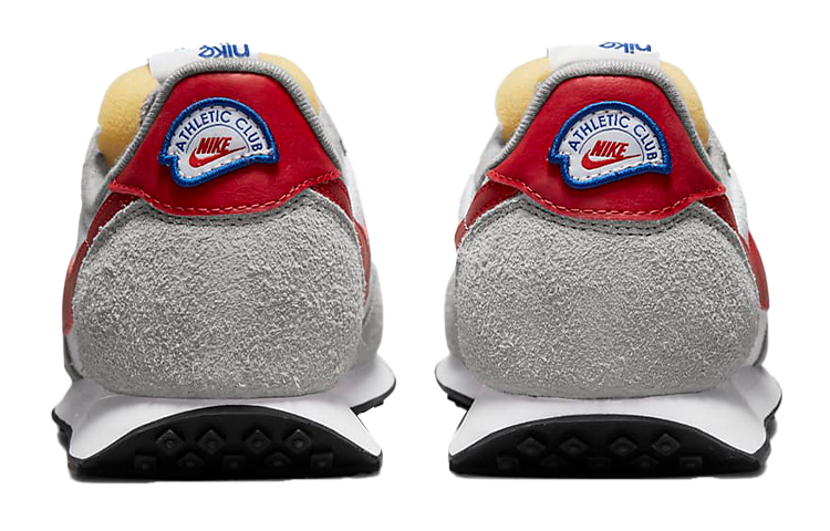 Мужские кроссовки Nike Waffle Trainer 2 (серо-красные) — Серый / красный — фото 5