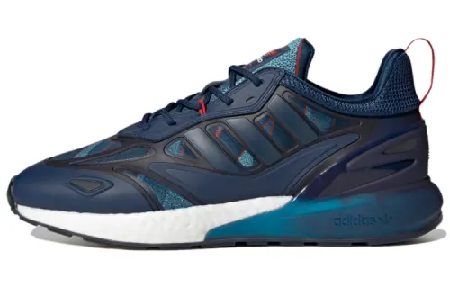 Adidas Originals ZX 2K BOOST 2.0 Casual Shoes Men's Low Top Blue/White