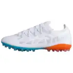 TLSS. x KELME MG Multi Ground Artificial Turf Slip Resistant Abrasion Resistant Soccer Shoes Men's White Blue Orange