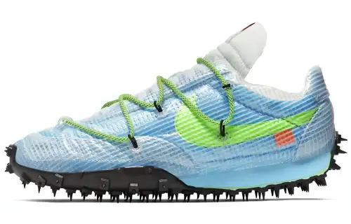 Nike X Off White Waffle Racer 'Vivid Sky' Women's