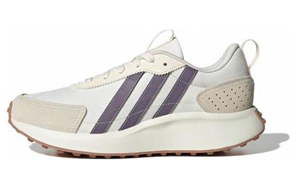 Adidas Neo Futro Lite Fabric Cushioning Abrasion Resistant Lightweight Low top Casual Shoes Women's Beige Umber