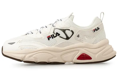 FILA FUSION Fila trendy brand Mars 1 fabric synthetic leather Mars sports low-top lifestyle shoes for women gray and white