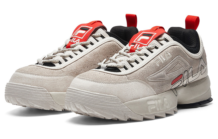 Мужские кроссовки Fila FUSION Disruptor (серебристо-белые) — фото 3