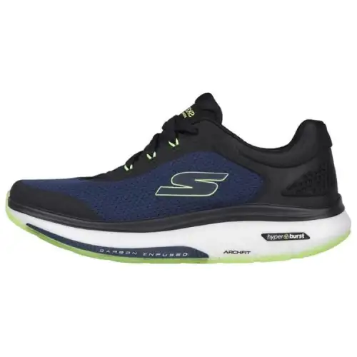 Skechers Go Walk Workout Walker Low top Casual Shoes Men's Black Blue