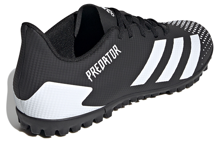 Мужские бутсы adidas Predator 20.4 (черно-белые) — Чёрный / белый — фото 4