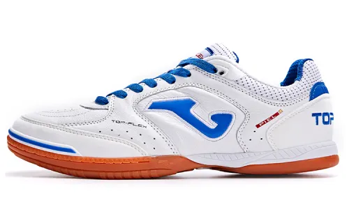 Joma IC/in Slip Resistant Abrasion Resistant Soccer Shoes Men's White Blue