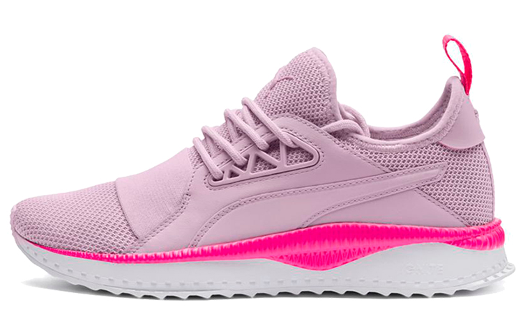 PUMA Tsugi Casual Shoes Women's Low Top Purple/Pink/White