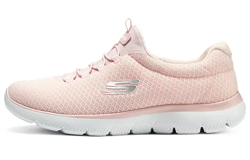 Skechers Summits Mesh Cushioning Breathable Lightweight Low top Casual Shoes Women's Pink