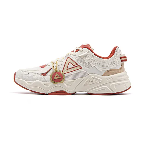 PEAK Taichi Origin Cushioning Slip Resistant Abrasion Resistant Support Height Increasing Low top Casual Shoes Unisex