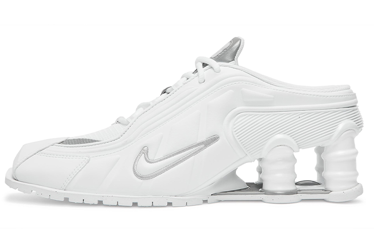 Женские кроссовки Martine Martine rose x Nike Shox MR4 (белые)